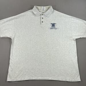 VTG NRA-ILA Men's Gray Cotton Polo Shirt • 2XL